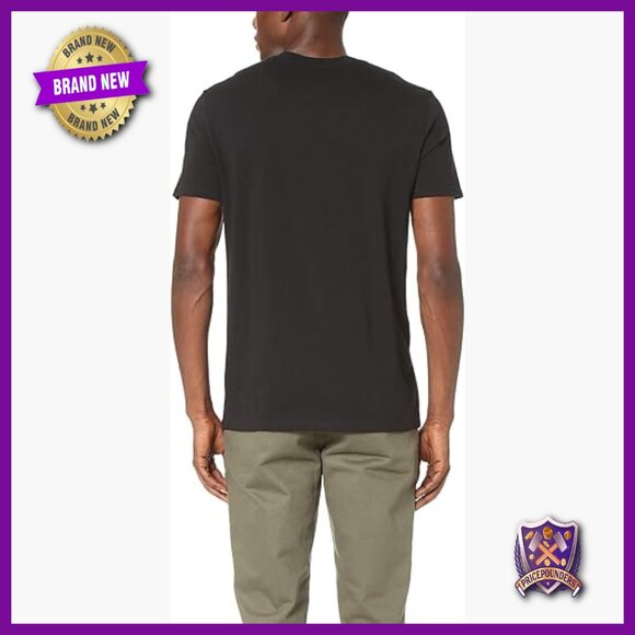 Men's V-Neck Short Sleeve T-Shirt Soft Pima Cotton Regular Fit